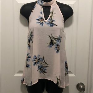 XS Sienna Sky Floral Halter Top